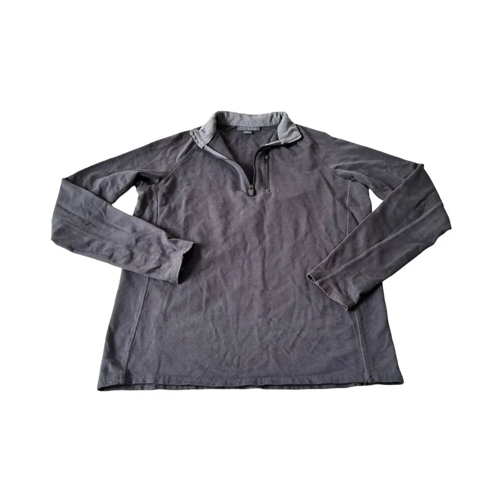 Free‎ Fly Bamboo Fleece Quarter Zip Pullover Gray Mens Small